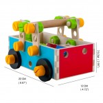 Trusa haioasa multifunctionla cu unelte din lemn de jucarie de construit -Fanny Tool Kit Box